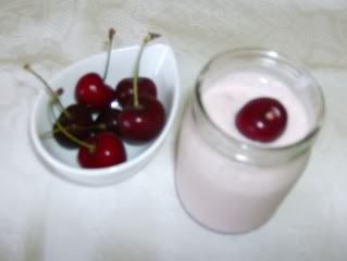 Iogurte de cereja