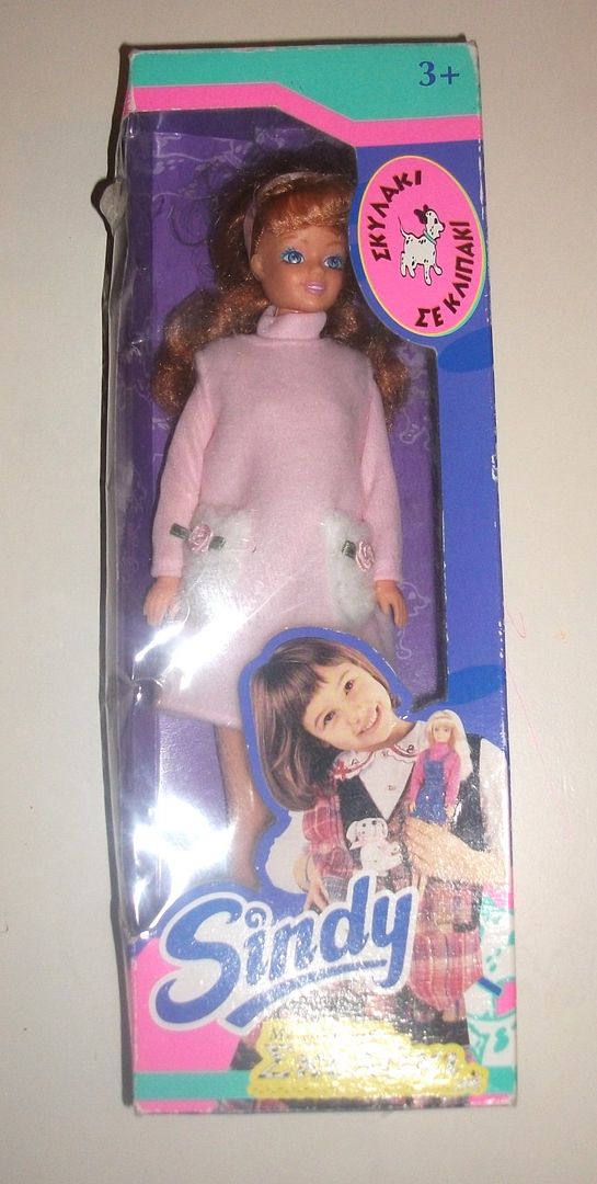 Vintage 1995 Hasbro Sindy Doll In Pink Dress By Hasbro Moc Misb Nrfb