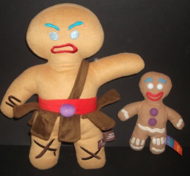 shrek gingerbread man plush toy