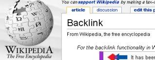 backlink menurut cik Wiki kita