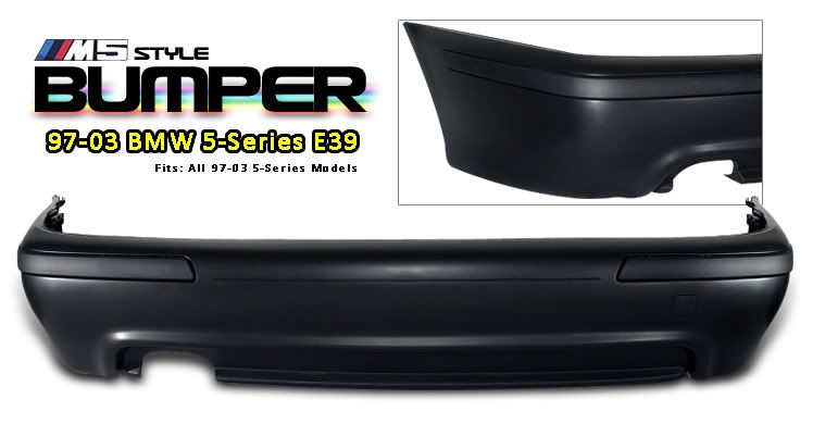 Bmw e39 rear bumper for sale #7