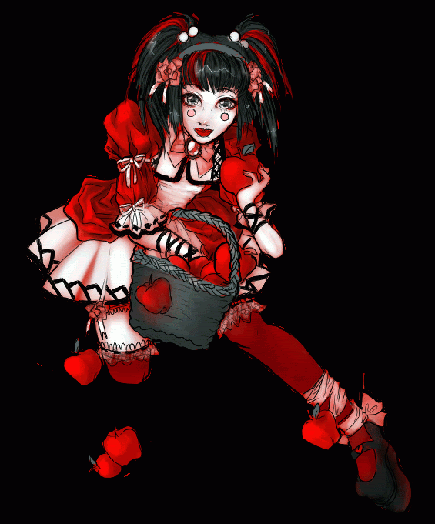 anime dark girl photo AppleLolita.gif