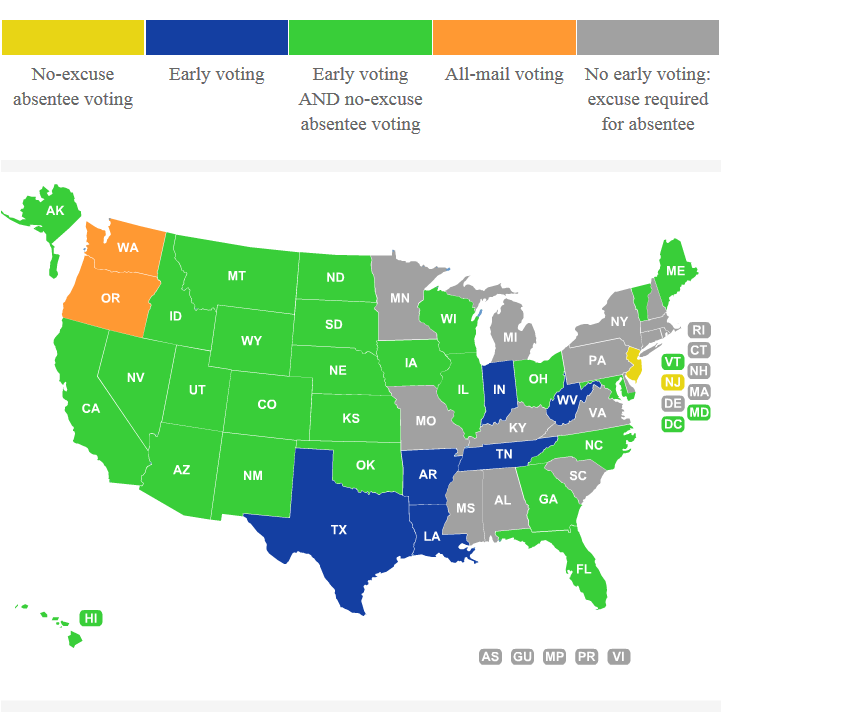 source:http://www.ncsl.org/legislatures-elections/elections/absentee-and-early-voting.aspx