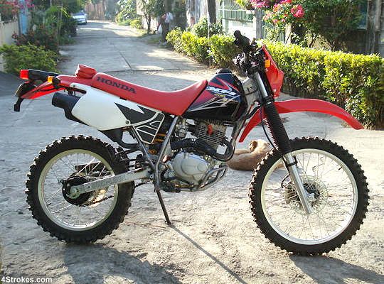 honda xr 200 mannerism