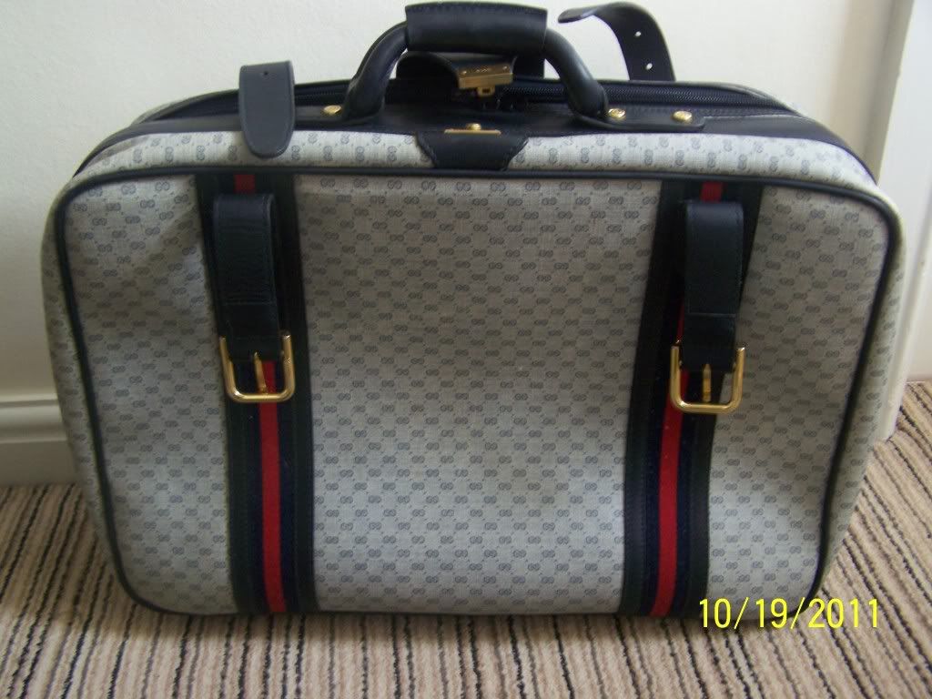 vintage gucci luggage for sale