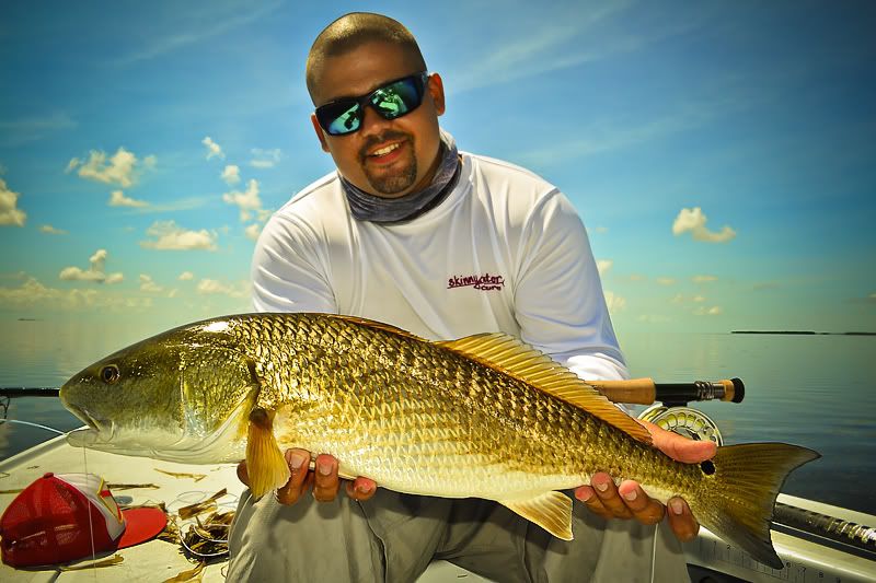 Fly Fishing South Florida Reds/Peas Dedicated To The Smallest Of Skiffs