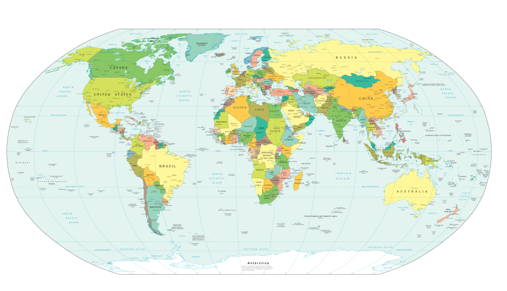 weltkarte politisch. politische_weltkarte_cia_2007.