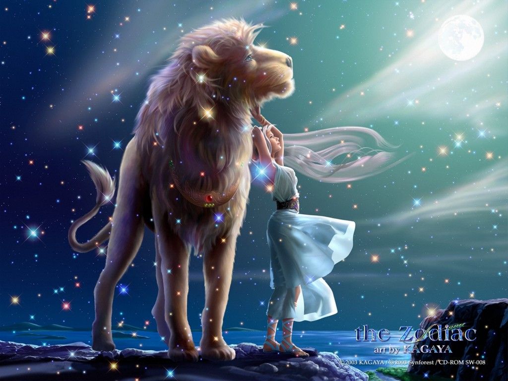 Zodiac,Signs,lion
