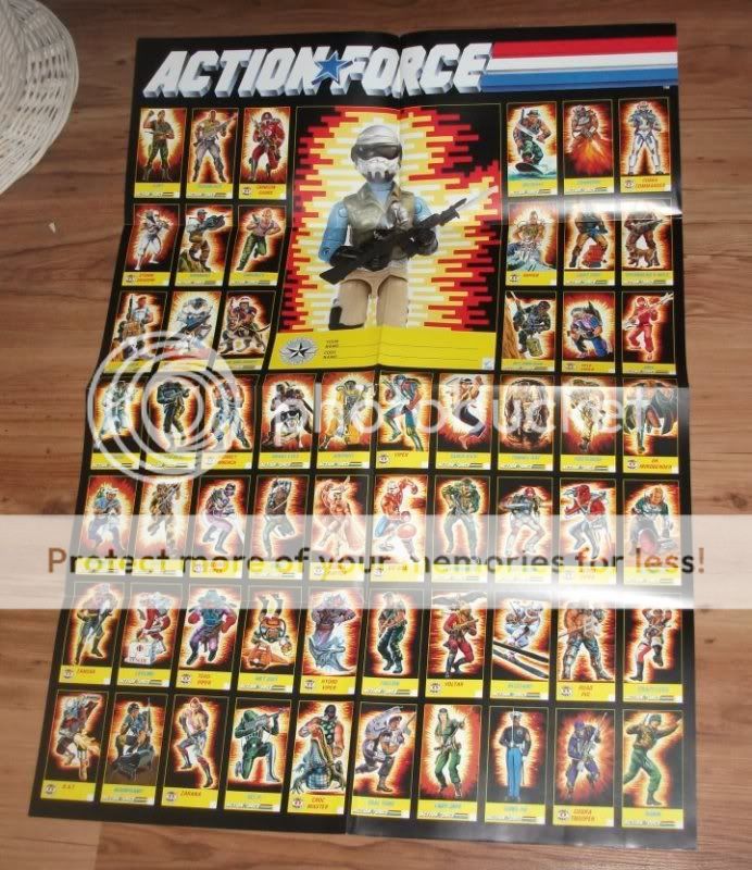 1987 GI Joe   GIANT WALL POSTER   33 x 23 inches  