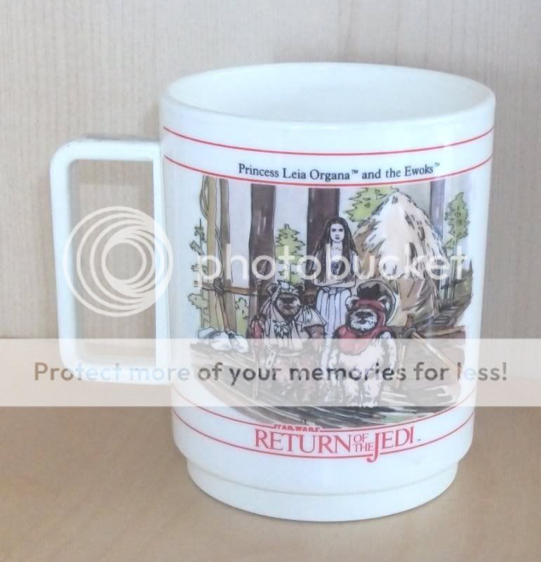 1983 Star Wars   PLASTIC MUG   Return of the Jedi  