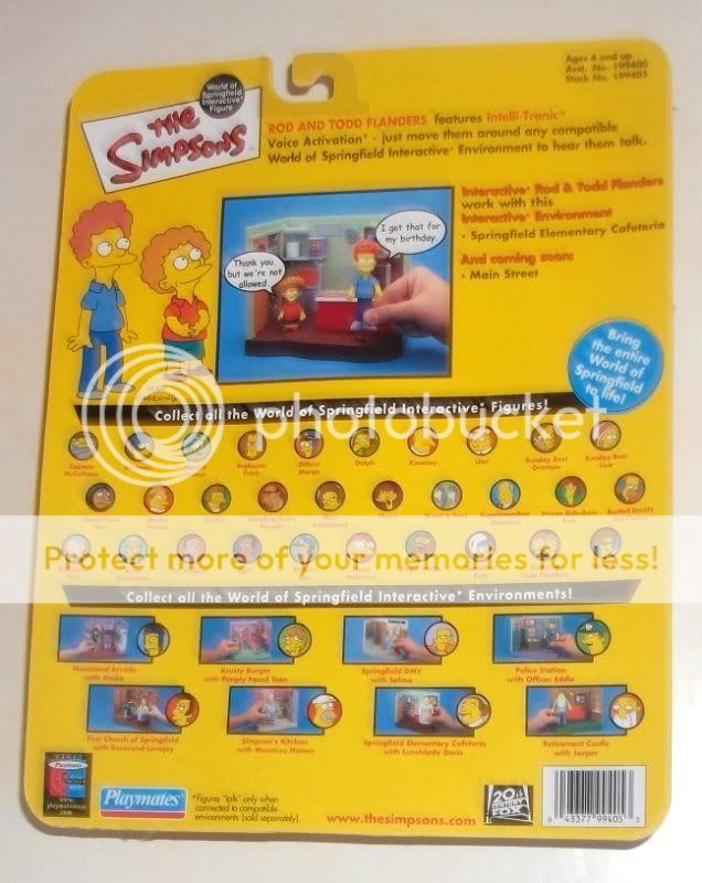 2002 The Simpsons   ROD & TODD FLANDERS Action  