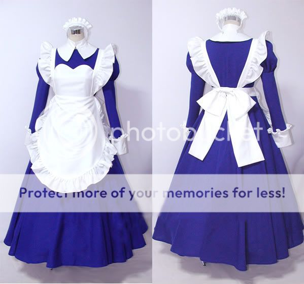 Haruhi Suzumiya Cosplay Mikuru Asahina Maid Costume  