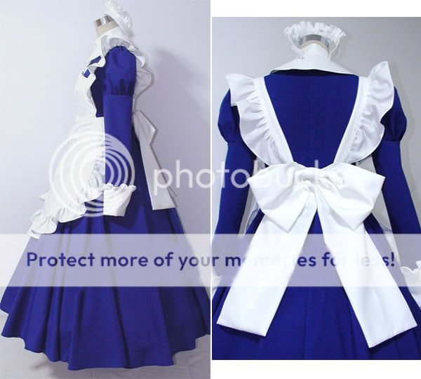 Haruhi Suzumiya Cosplay Mikuru Asahina Maid Costume  