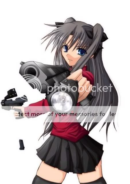anime fighter girl photo: anime girl with guns guns.jpg